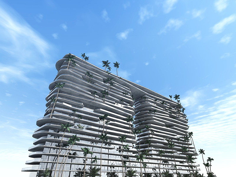 Ciel Rouge Création - Architecture - Projet - Immeuble d'appartements de luxe a Abu Dhabi 