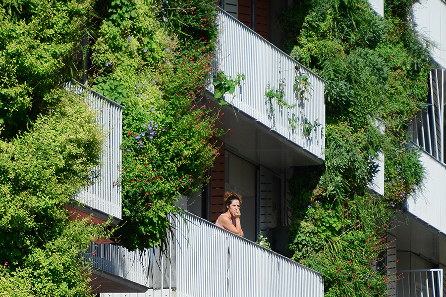 Ciel Rouge Création - Architecture - Family housing - Social housing Croix Nivert - Paris